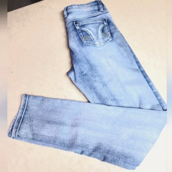 Desire size 7 Women's Light Blue Jeans - Picture 3 of 10